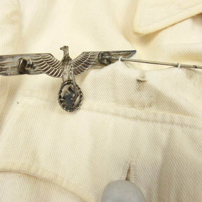 WH (Heer) Artillery Officer's White Summer Tunic — image 4