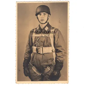 Luftwaffe 'Fallschirmjäger' Portrait Photograph