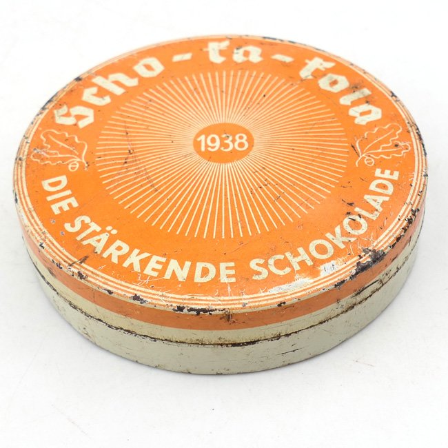 Wehrmacht 'Scho-ka-kola' Ration Tin 1938 — image 2
