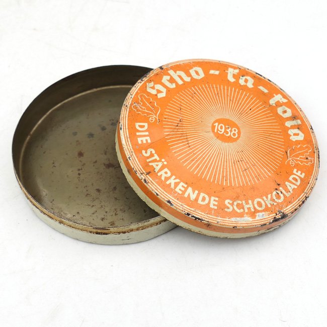 Wehrmacht 'Scho-ka-kola' Ration Tin 1938 — image 3