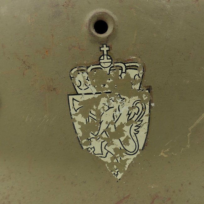 Norwegian reissued WH (Heer) M40 Helmet — image 2