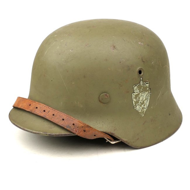 Norwegian reissued WH (Heer) M40 Helmet — image 3