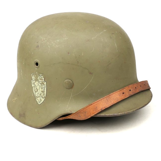 Norwegian reissued WH (Heer) M40 Helmet — image 4