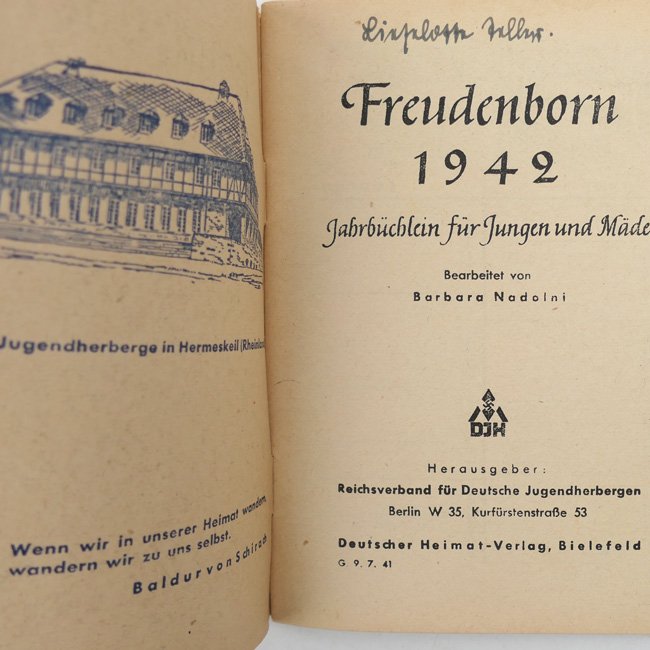 DJH 'Freudenborn 1942' Booklet — image 2