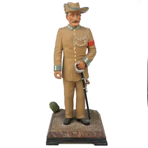 'Reichskolonialbund' hand carved wooden statue