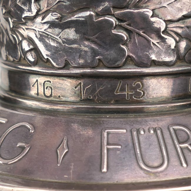 Luftwaffe Honor Goblet to 'Erich Grabbe' — image 14