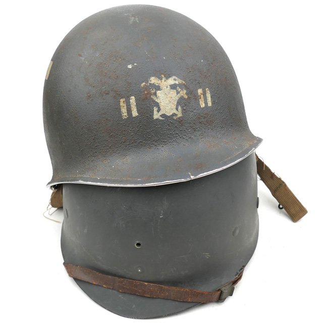 United States Navy Chaplain's M1 Helmet — image 10