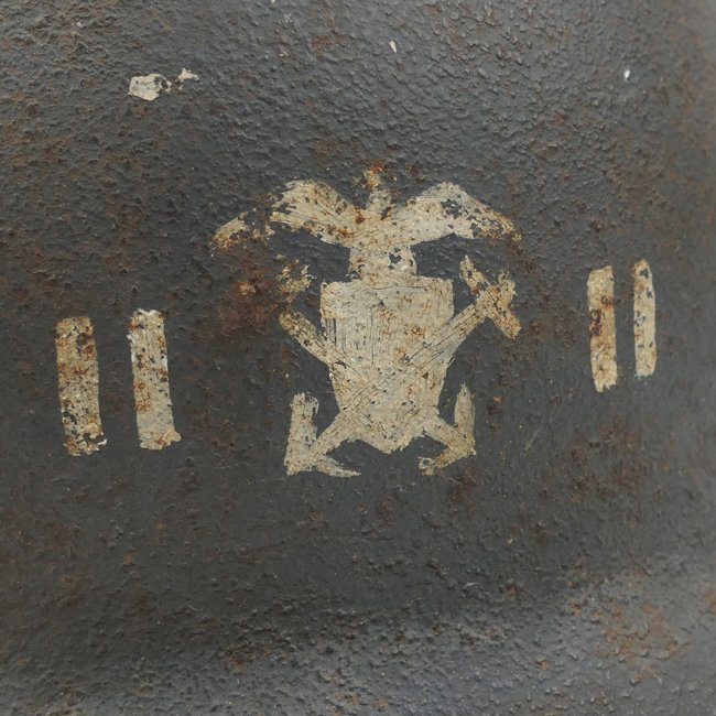 United States Navy Chaplain's M1 Helmet — image 3