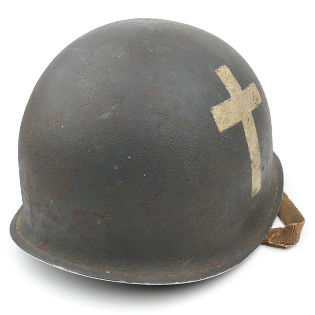 United States Navy Chaplain's M1 Helmet — image 6