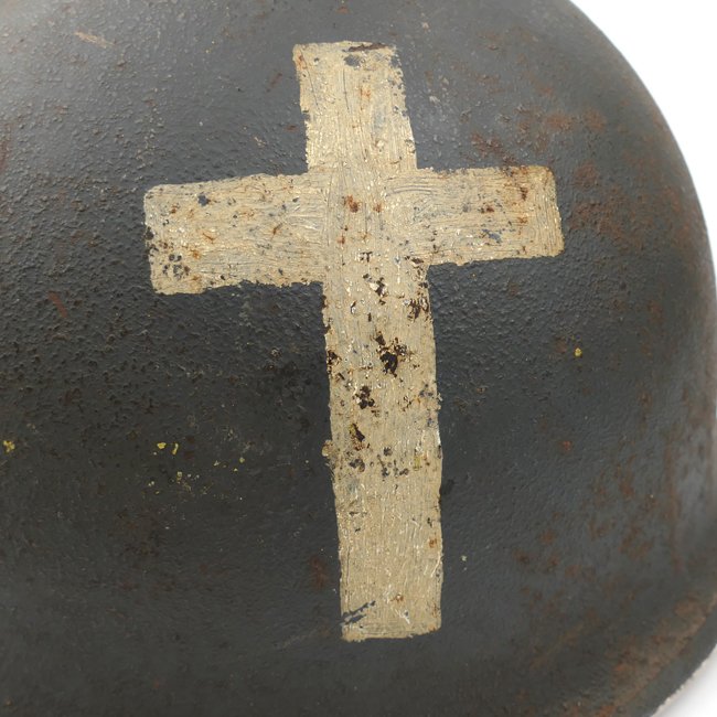 United States Navy Chaplain's M1 Helmet — image 9