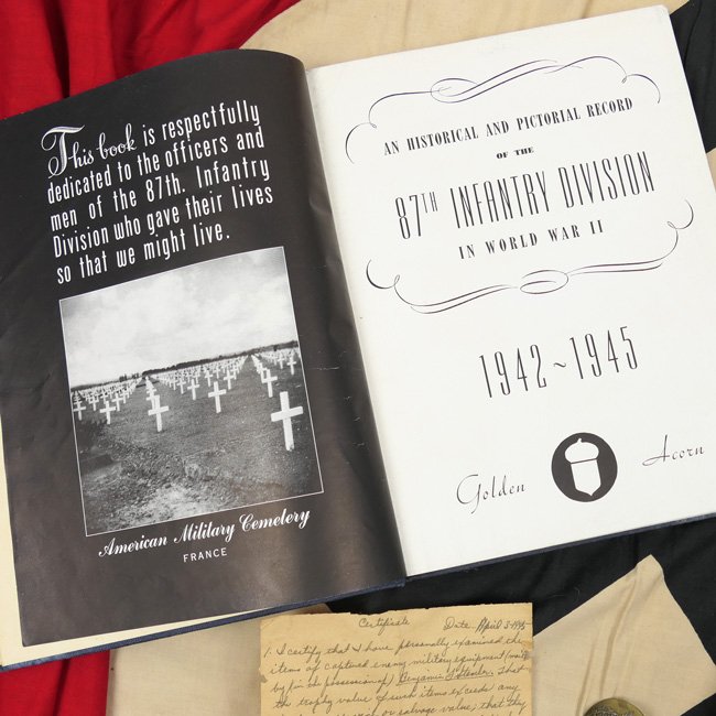 US Veteran Bringback Swastika Flag and Insignia Grouping — image 8