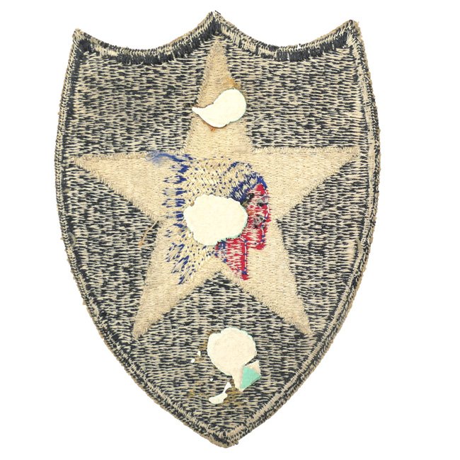 WW2 US 2nd Infantry Division (Indian Head) Patch — image 3