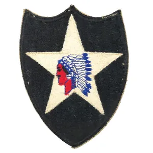 WW2 US 2nd Infantry Division (Indian Head) Patch