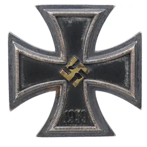 WW2 Iron Cross 1st Class 'W&L' Brass Core
