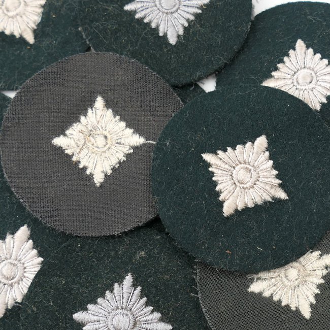 Lot of 10 WH (Heer) 'Oberschütze' Rank Patches — image 2