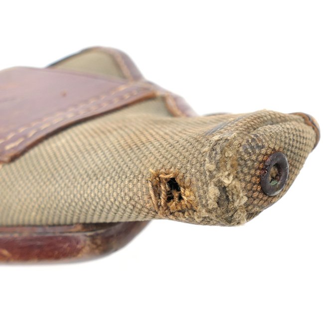 Rare webbing & leather Luftwaffe 7,65mm Pistol Holster — image 4