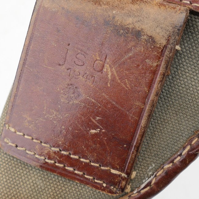 Rare webbing & leather Luftwaffe 7,65mm Pistol Holster — image 6