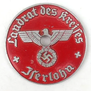 German Third Reich License Plate Tag 'Iserlohn'