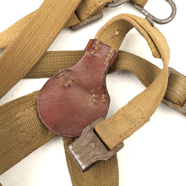 Late war webbing & leather construction Wehrmacht Y-straps — image 7