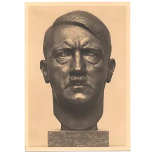'Adolf Hitler bronze bust' Postcard