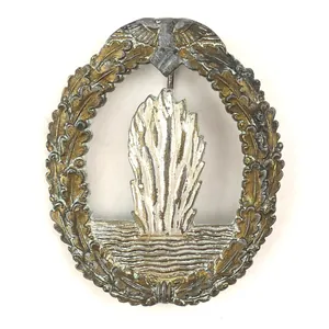 Denazified Kriegsmarine Minesweeper War Badge 'AS'