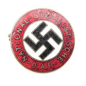 Early unmarked NSDAP Membership Badge