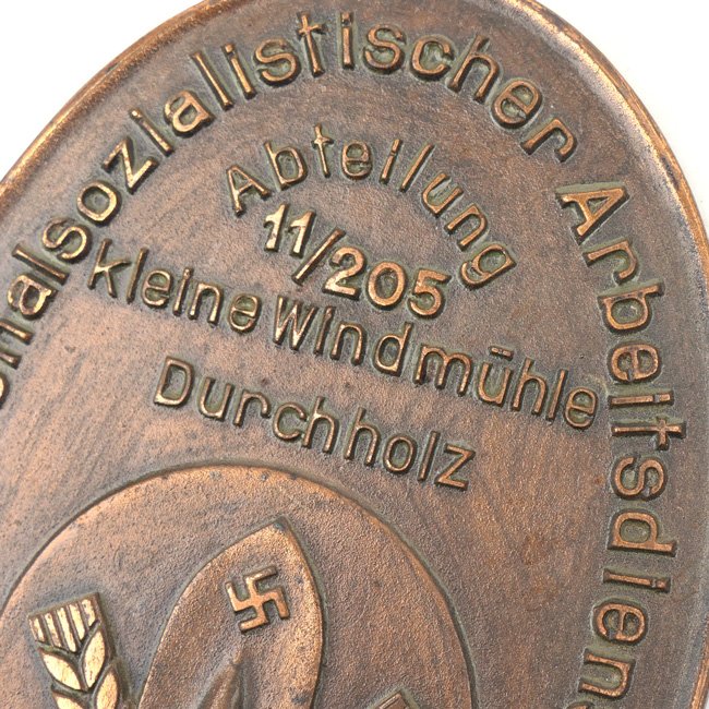 RAD 'Kleine Windmühle Durchholz' Plaque — image 2