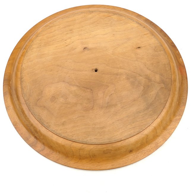 German Cultural Wooden Bread Plate — image 4