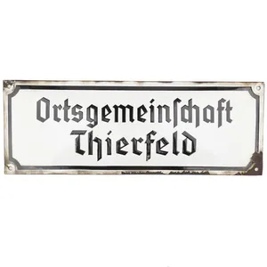 DRK 'Ortsgemeinschaft Thierfeld' Enamel Sign