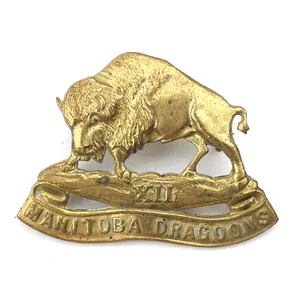 Canadian '12th Manitoba Dragoons' Cap Badge