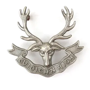 British 'Seaforth Highlanders' Cap Badge