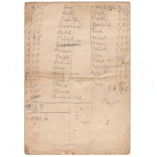 Kriegsmarine Destroyer War Badge Award Document — image 2