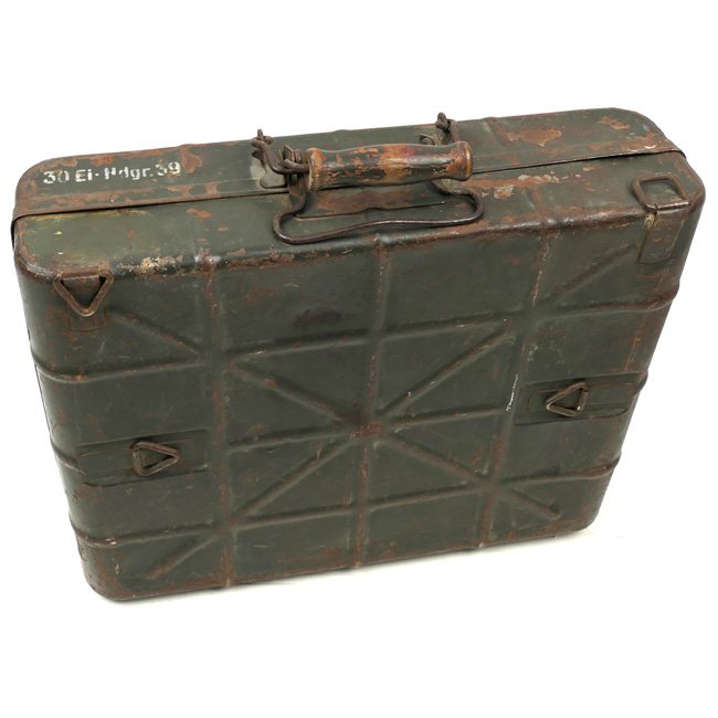 Wehrmacht Egg Grenade Transport Box with Interior Rack — image 7