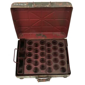 Wehrmacht Egg Grenade Transport Box with Interior Rack