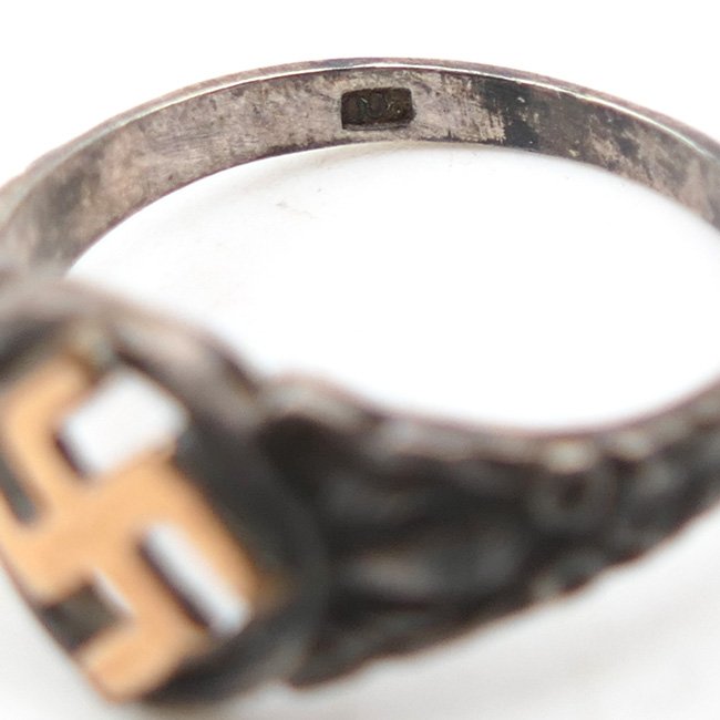 German Patriotic Female Swastika Ring — image 5