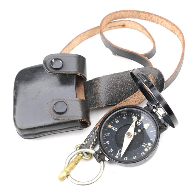 Standard Wehrmacht Compass with Strap & Cover — image 2