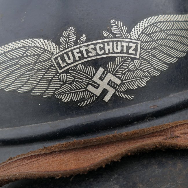 Beaded M40 Luftschutz type Helmet — image 6