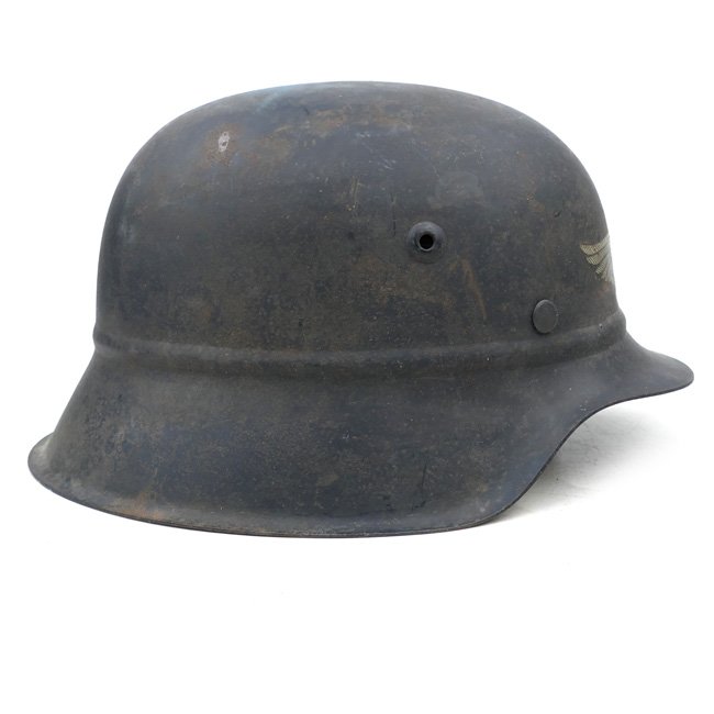 Beaded M42 Luftschutz type Helmet — image 5