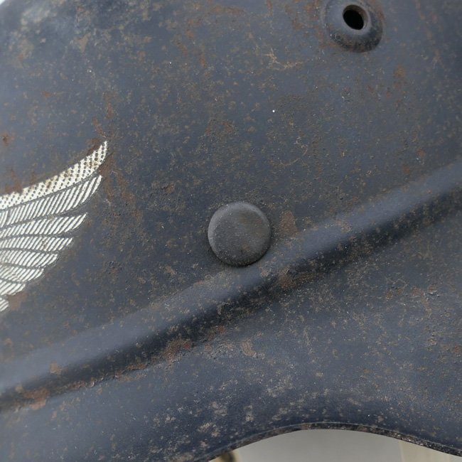 Beaded M42 Luftschutz type Helmet — image 7