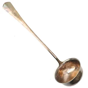 Large sized silvered Kriegsmarine Soup Ladle