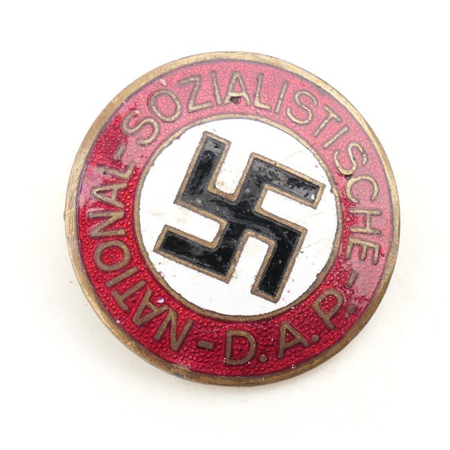 Early NSDAP Membership Badge 'Ges.Gesch.' — image 2