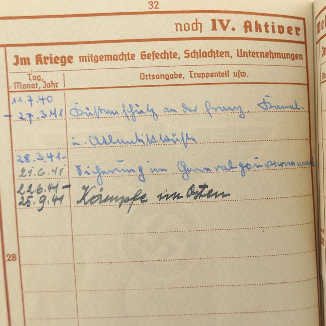 WH (Heer) Wehrpaß - KIA — image 7