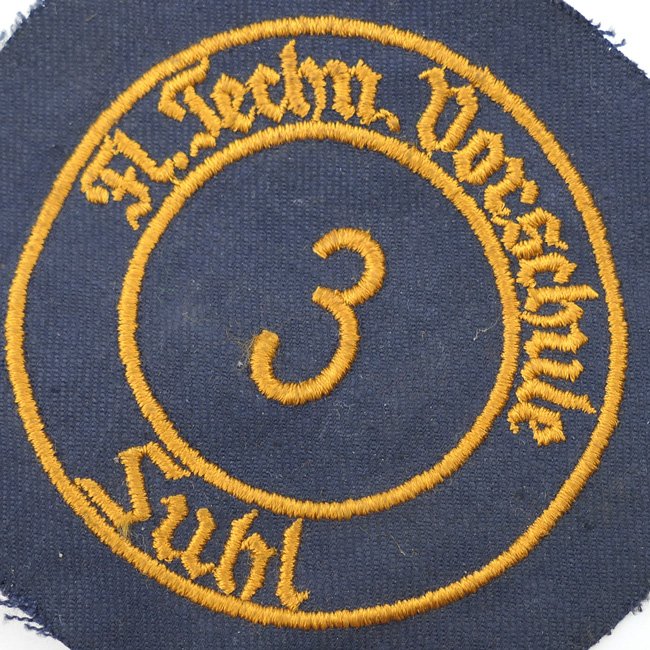 Flieger-HJ 'FL. Tech.Vorschule Suhl 3' Arm Patch — image 2