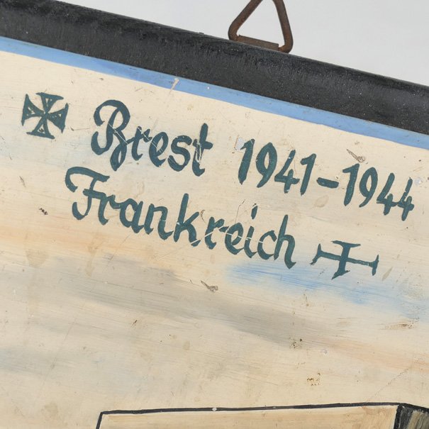 Kriegsmarine U-Boat 'Brest 1941-1944' Wall Plaque — image 2