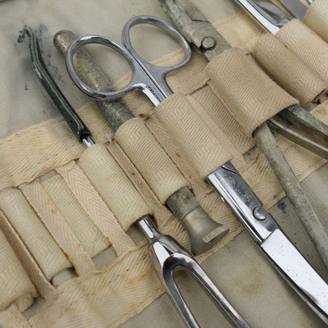 German Medical Instruments Tool Roll — image 3