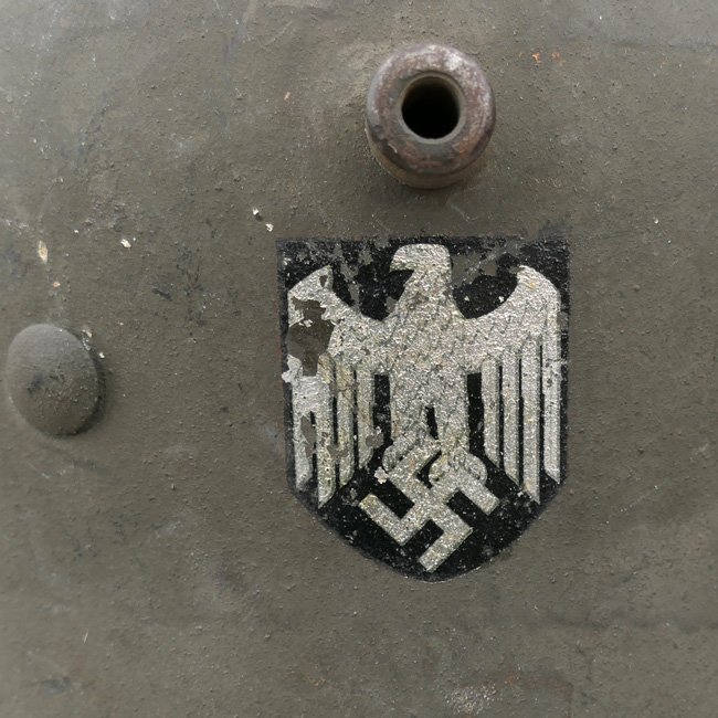 WH (Heer) Single Decal M17 Helmet — image 8