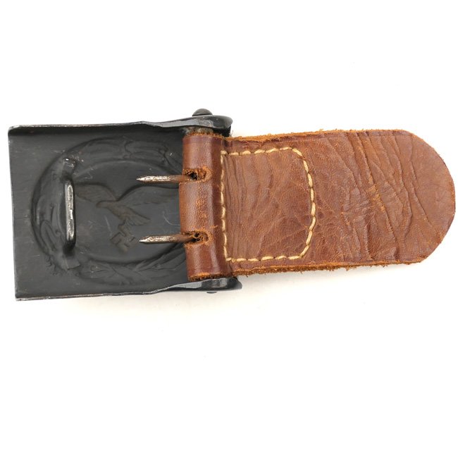 Luftwaffe Belt Buckle on Leather Tab 'Aurich' — image 4