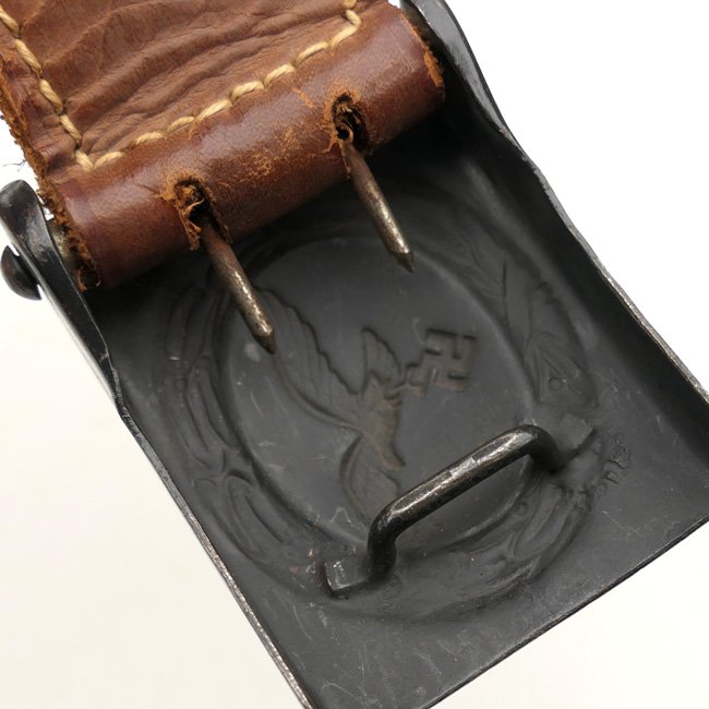 Luftwaffe Belt Buckle on Leather Tab 'Aurich' — image 5