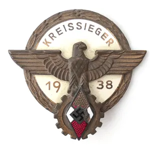 Hitler-Jugend 'Kreissieger 1938' Badge