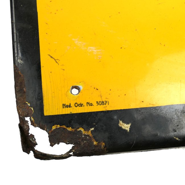 WW2 Dutch Town Sign 'Rauwerd Prov. Friesland' — image 5